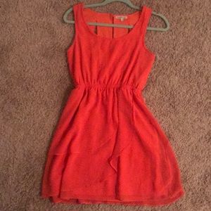 Coral dress
